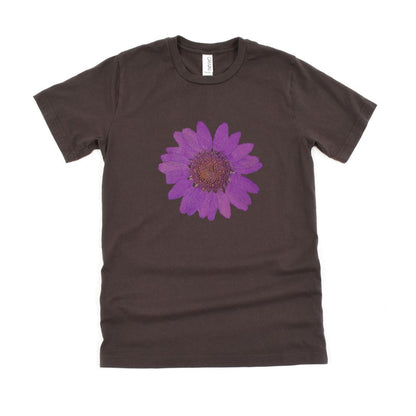 Purple Cherry Bloom Floral  Ultimate Comfort Styled T-shirt
