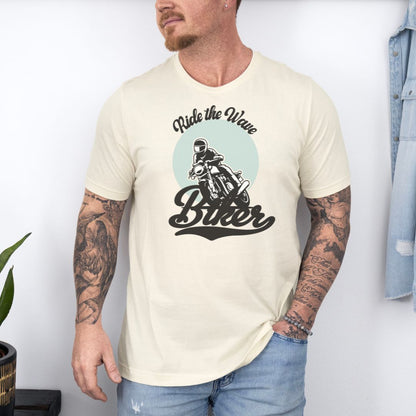 Ride The Wave Bikers Ultimate Comfort Styled Graphic T-shirt