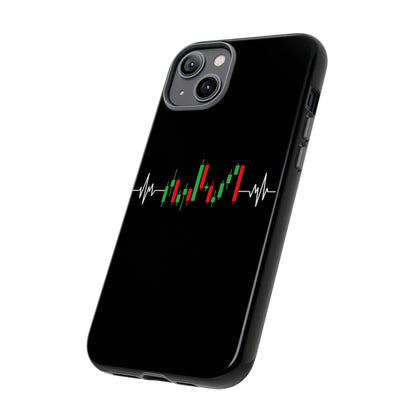Bearish And Bullish Chart Candles (Stock Market) iPhone Case