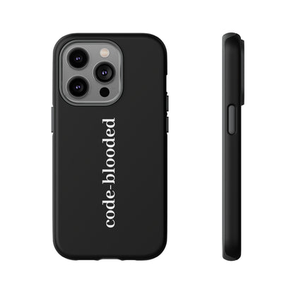 Code Blooded (Technology Programmers) iPhone Case