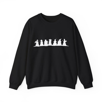 Graphic Designed Holiday Christmas Snowman Unisex Crewneck Sweatshirt