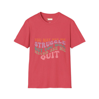 Graphic Quotes Designed Comfort Unisex T-shirt