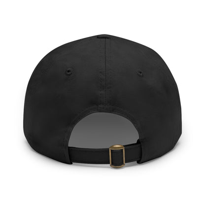 July 4th Dad Hat with Leather Patch Design