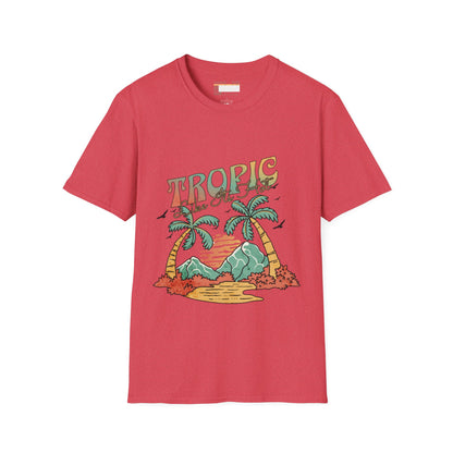 Graphic Summer Vibes Beach Hair Comfort Styled T-shirts
