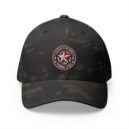 US Flag Day Camo Embroidered Patriotic Cap