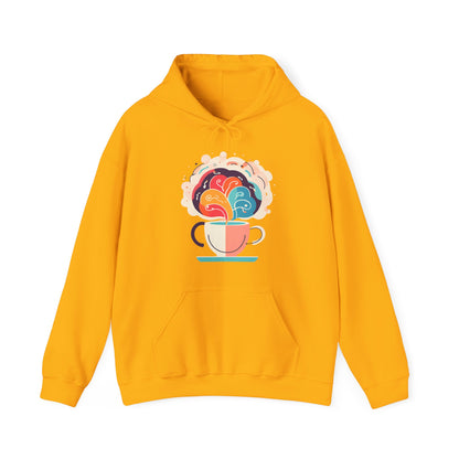 Unisex Heavy Blend Hooded Coffee Genuis Hoodie