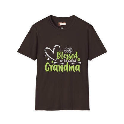 Graphic Designed Blessed Grand ma Minimalist Comfort T-shirt