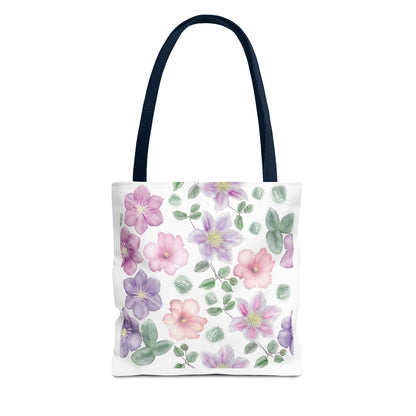 Summer Graphic Wild Flower Tote Bag