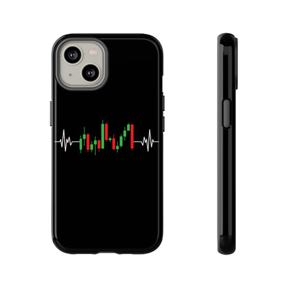 Bearish And Bullish Chart Candles (Stock Market) iPhone Case