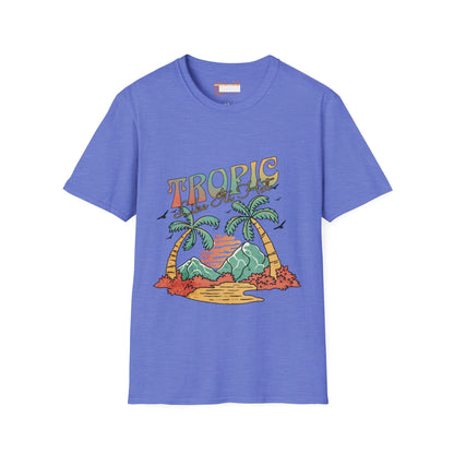 Graphic Summer Vibes Beach Hair Comfort Styled T-shirts