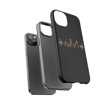 Bearish And Bullish Chart Candles (Stock Market) iPhone Case
