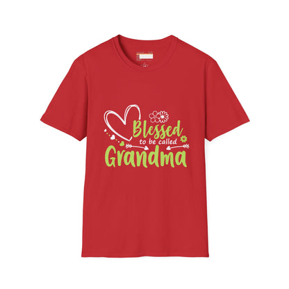 Graphic Designed Blessed Grand ma Minimalist Comfort T-shirt