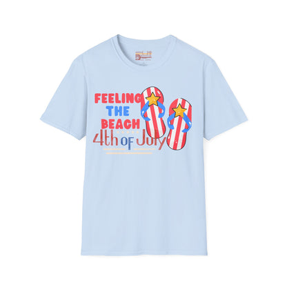 Feeling Like The Beachy This Independence Day July 4th Ultimate Comfort Unisex T-shirt