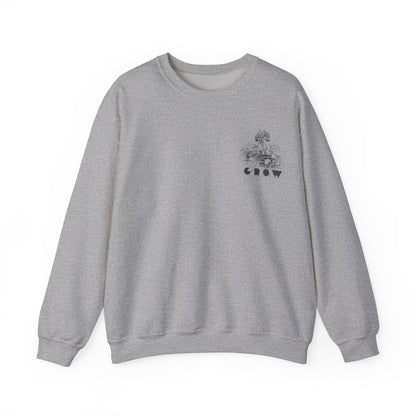 Graphic Designed Minimalist Crewneck Sweatshirt