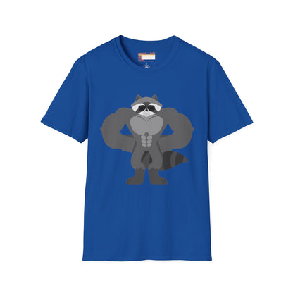 Graphic Designed Minimalist Racoon Unisex Comfort Styled T-shirts