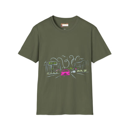 Graphic City Drama Designed Comfort Unisex T-shirt
