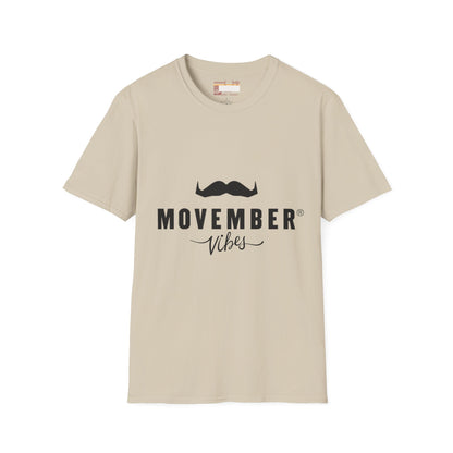 Movember Moustache Bearded Gang Beards Graphic Comfort Unisex T-shirt