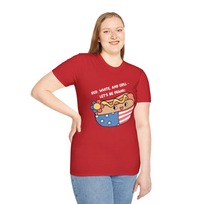 Red, White And Grill-Lets Be Frank. July 4th Ultimate Comfort Unisex T-shirt