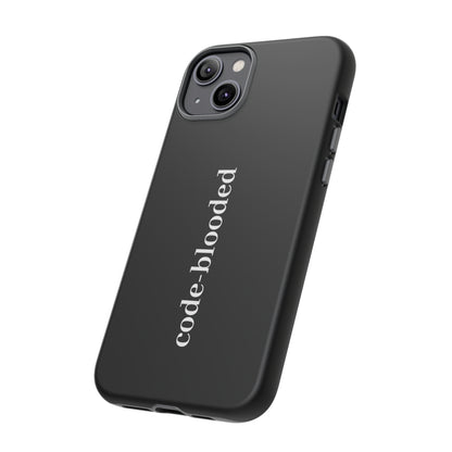 Code Blooded (Technology Programmers) iPhone Case
