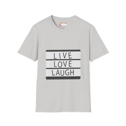 Live Love Laugh Designed Graphic Comfort Unisex T-shirt