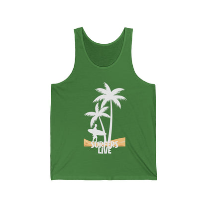 Surfers Live Summer Ultimate Comfort Styled Unisex Tank Top