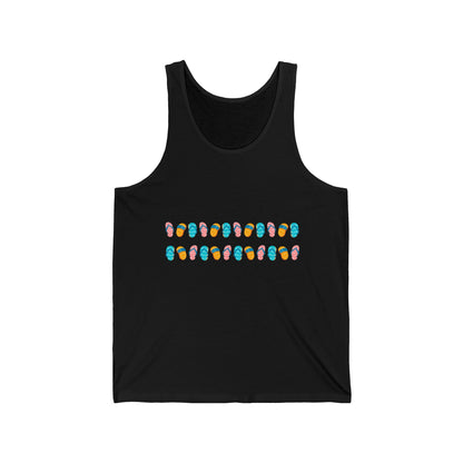 Beach Lovers Ultimate Comfort Styled Funny Unisex Summer Tank Top