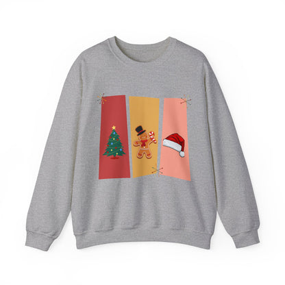 Graphic Designed Holiday Christmas Unisex Crewneck Sweatshirt