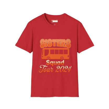 Graphic Sister Tour Comfort T-shirt Group Vacation Comfort Styled T-shirts