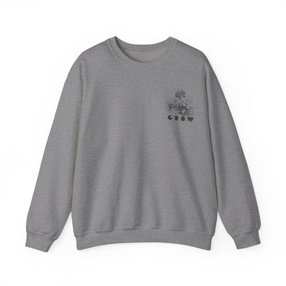 Graphic Designed Minimalist Crewneck Sweatshirt