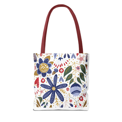 Summer Graphic Wild Flower Tote Bag