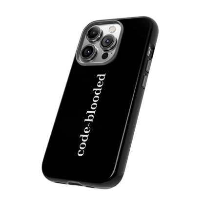 Code Blooded (Technology Programmers) iPhone Case