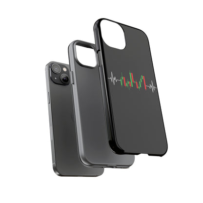 Bearish And Bullish Chart Candles (Stock Market) iPhone Case