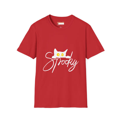 Summer Graphic Cat Spooky Designed Comfort T-shirt