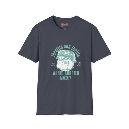 Throttle and Thrills Rider Ultimate Unisex Comfort Styled T-shirt