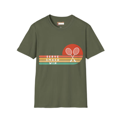 Badminton Game Day Graphic Comfort Unisex T-shirt