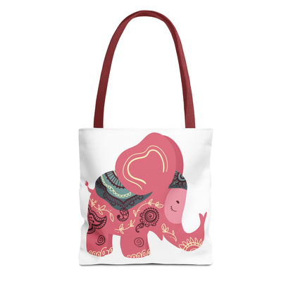 Summer Graphic Elephant Tote Bag