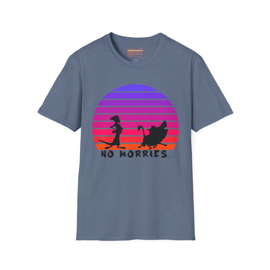 No Worries Motivation Ultimate Comfort Styled Graphic T-shirt