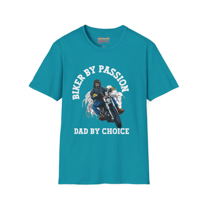 Biker By Passion Dad Ultimate Comfort Unisex Fathers Day T-shirt