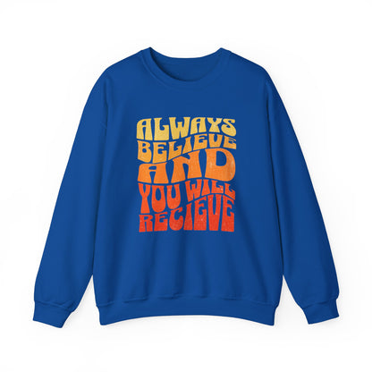 Graphic Designed Minimalist Unisex Motivational Crewneck Sweatshirt
