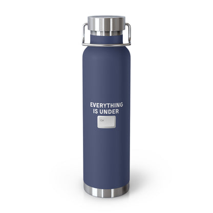 Everything Is Under Ctrl Copper Vacuum Insulated Bottle, 22oz