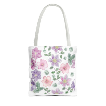 Summer Graphic Wild Flower Tote Bag