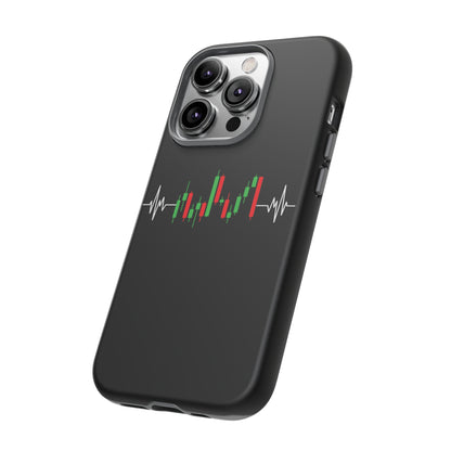 Bearish And Bullish Chart Candles (Stock Market) iPhone Case