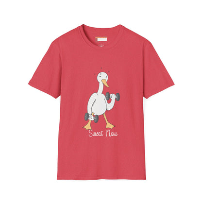 Graphic Designed Goose Sweating Out Unisex Comfort Styled T-shirts