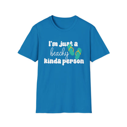 I Am Just A Beachy person Ultimate Comfort Unisex T-shirt