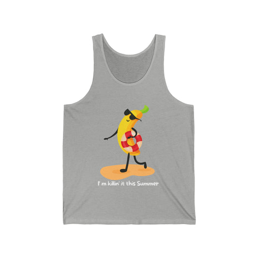 Killing it This Summer Graphic Ultimate Comfort Styled Unisex Beach Tank Top