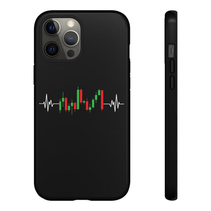 Bearish And Bullish Chart Candles (Stock Market) iPhone Case