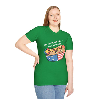 Red, White And Grill-Lets Be Frank. July 4th Ultimate Comfort Unisex T-shirt