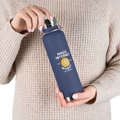 Magic Internet Money Copper Vacuum Insulated Bottle, 22oz