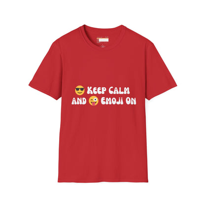Graphic Emojis Designed Comfort Styled Minimalist T-shirts