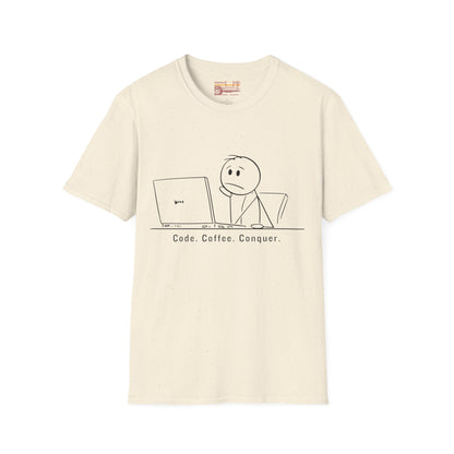 Minimalist Cartoon Character Graphic Urban Ultimate Comfort Unisex T-shirt